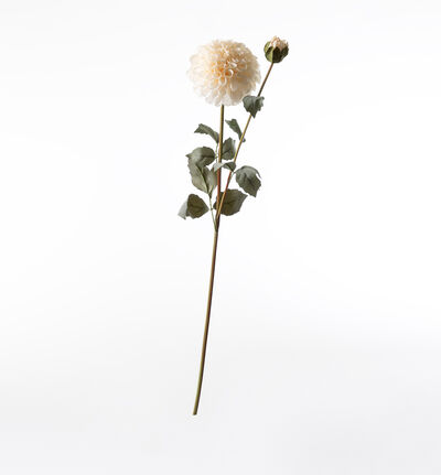 Kunstig hvit dahlia 49 cm Kunstig hvit dahlia 49 cm